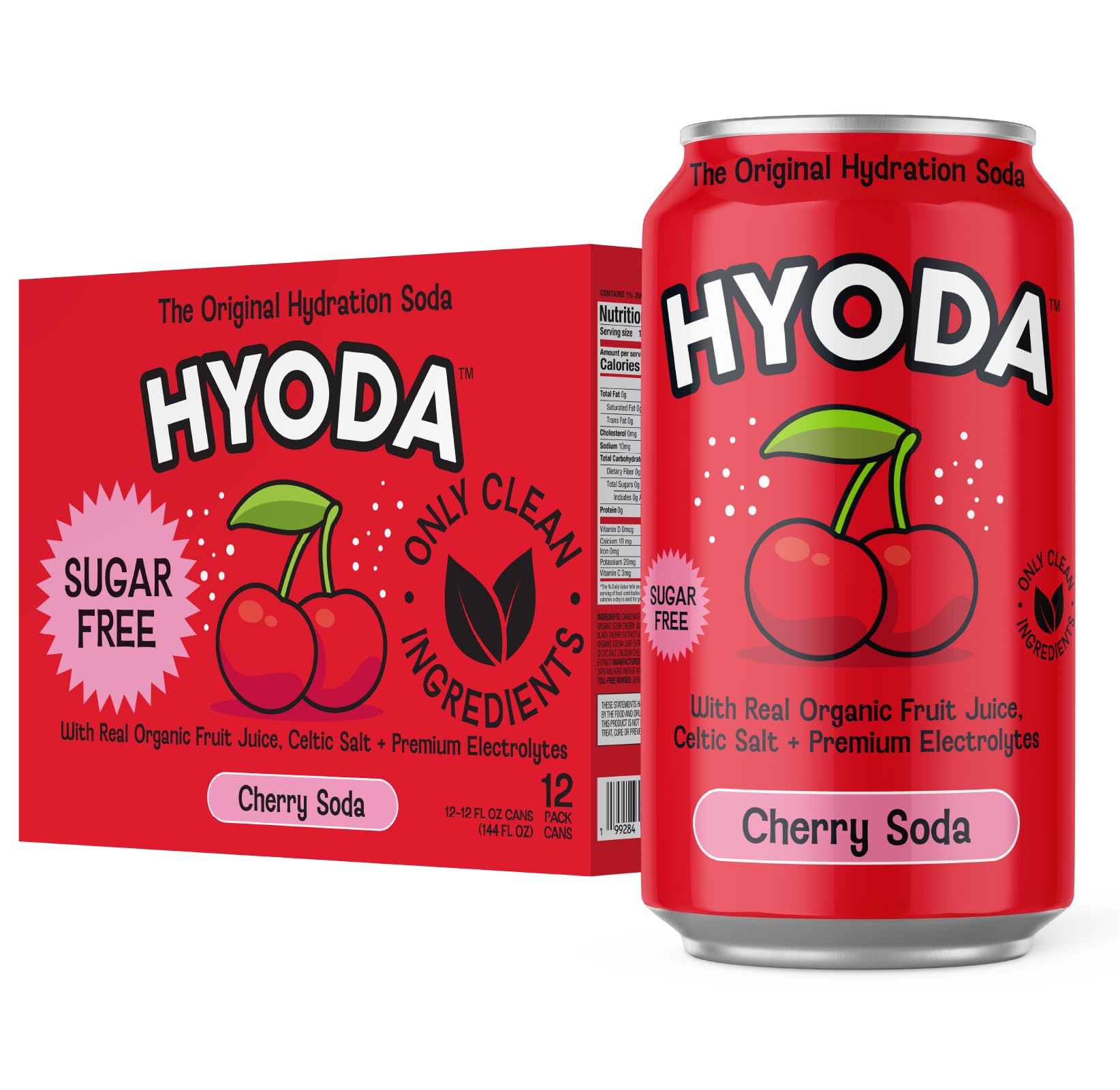 【SODA】2015年11月 Amazon.com : HYODA Cherry Soda, Gluten Free and Vegan Sparkling